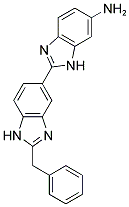 2'-BENZYL-3 H ,1' H-[2,5']BIBENZOIMIDAZOLYL-5-YLAMINE Struktur
