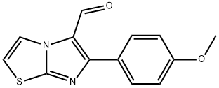 6-(4-METHOXY-PHENYL)-IMIDAZO[2,1-B]THIAZOLE-5-CARBOXALDEHYDE Struktur