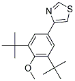 4-(3,5-DI-TERT-BUTYL-4-METHOXY-PHENYL)-THIAZOLE Struktur