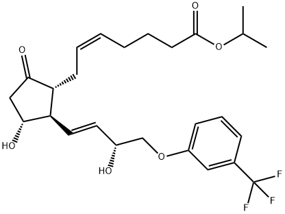 9-keto Fluprostenol isopropyl ester Struktur