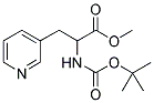 2-TERT-BUTOXYCARBONYLAMINO-3-PYRIDIN-3-YL-PROPIONIC ACID METHYL ESTER Struktur