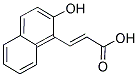 (2E)-3-(2-HYDROXY-1-NAPHTHYL)ACRYLIC ACID Struktur