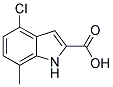 4-CHLORO-7-METHYL-1H-INDOLE-2-CARBOXYLIC ACID Struktur