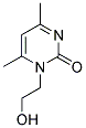 1-(2-HYDROXY-ETHYL)-4,6-DIMETHYL-1H-PYRIMIDIN-2-ONE Struktur