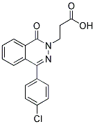 3-(4-(4-CHLOROPHENYL)-1-OXOPHTHALAZIN-2(1H)-YL)PROPANOIC ACID Struktur