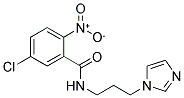 5-CHLORO-N-[3-(1H-IMIDAZOL-1-YL)PROPYL]-2-NITROBENZENECARBOXAMIDE Struktur