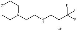 1,1,1-TRIFLUORO-3-[(2-MORPHOLINOETHYL)AMINO]-2-PROPANOL Struktur