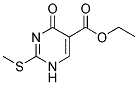 1,4-DIHYDRO-2-(METHYLTHIO)-4-OXO-5-PYRIMIDINE-CARBOXYLIC ACID ETHYL ESTER Struktur