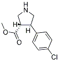 4-(4-CHLOROPHENYL)PYRROLIDINE-3-METHYLCARBOXYLATE Struktur