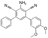 5'-AMINO-3,4-DIMETHOXY-[1,1':3',1'']TERPHENYL-4',6'-DICARBONITRILE Struktur