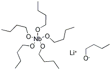 LITHIUM NIOBIUM BUTOXIDE Struktur