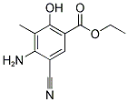 ETHYL 4-AMINO-5-CYANO-2-HYDROXY-3-METHYLBENZOATE Struktur