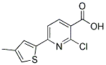 2-CHLORO-6-(4-METHYLTHIEN-2-YL)NICOTINIC ACID Struktur