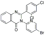 3-(5-BROMOPYRIDIN-2-YL)-2-(2,4-DICHLOROPHENYL)QUINAZOLIN-4(3H)-ONE Struktur