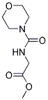 [(MORPHOLINE-4-CARBONYL)-AMINO]-ACETIC ACID METHYL ESTER Struktur