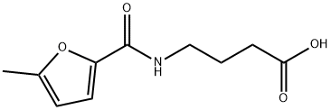 4-[(5-METHYL-FURAN-2-CARBONYL)-AMINO]-BUTYRIC ACID Struktur