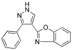 2-[3-PHENYL-1H-PYRAZOL-4-YL]BENZOXAZOLE Struktur