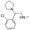 [2-(2-CHLOROPHENYL)-2-PYRROLIDINYLETHYL]METHYLAMINE Struktur