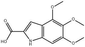 4,5,6-TRIMETHOXY-1H-INDOLE-2-CARBOXYLIC ACID Struktur