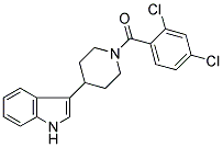 1-(2,4-DICHLOROBENZOYL)-4-(1H-INDOL-3-YL)PIPERIDINE Struktur