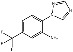 2-(1H-1,2,4-TRIAZOL-1-YL)-5-(TRIFLUOROMETHYL)ANILINE Struktur