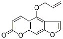 5-ALLYLOXYPSORALEN Struktur