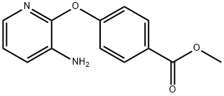 4-(3-AMINO-PYRIDIN-2-YLOXY)-BENZOIC ACID METHYL ESTER Struktur