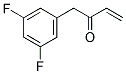 1-(3,5-DIFLUORO-PHENYL)-BUT-3-EN-2-ONE Struktur