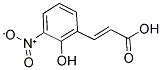 2-HYDROXY-3-NITROCINNAMIC ACID Struktur