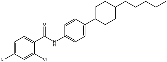 2,4-DICHLORO-N-[4-(4-PENTYLCYCLOHEXYL)PHENYL]BENZENECARBOXAMIDE Struktur