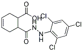 6-([2-(2,4,6-TRICHLOROPHENYL)HYDRAZINO]CARBONYL)-3-CYCLOHEXENE-1-CARBOXYLIC ACID Struktur