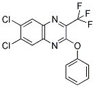 6,7-DICHLORO-2-PHENOXY-3-(TRIFLUOROMETHYL)QUINOXALINE Struktur