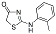 2-O-TOLYLAMINO-THIAZOL-4-ONE Struktur