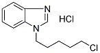 1-(5-CHLOROPENTYL)-1H-BENZIMIDAZOLE HYDROCHLORIDE Struktur