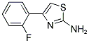 4-(2-FLUORO-PHENYL)-THIAZOL-2-YLAMINE Struktur