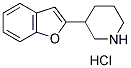 3-(2-BENZO[B]FURYL) PIPERIDINE HYDROCHLORIDE Struktur