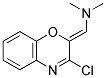 (3-CHLORO-2H-1,4-BENZOXAZIN-2-YLIDEN)-N,N-DIMETHYLMETHANAMINE Struktur