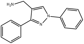 C-(1,3-DIPHENYL-1H-PYRAZOL-4-YL)-METHYLAMINE Struktur