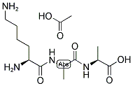 H-LYS-ALA-ALA-OH ACETATE SALT Struktur