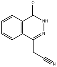 (4-OXO-3,4-DIHYDROPHTHALAZIN-1-YL)ACETONITRILE Struktur