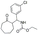 ETHYL N-[(3-CHLOROPHENYL)(2-OXOCYCLOHEPTYL)METHYL]CARBAMATE Struktur