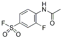 4-(ACETYLAMINO)-3-FLUOROBENZENESULFONYL FLUORIDE Struktur