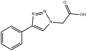 (4-PHENYL-[1,2,3]TRIAZOL-1-YL)-ACETIC ACID Struktur