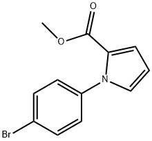 METHYL 1-(4-BROMOPHENYL)-1H-PYRROLE-2-CARBOXYLATE Struktur