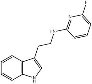 6-FLUORO-N-[2-(1H-INDOL-3-YL)ETHYL]-2-PYRIDINAMINE Struktur