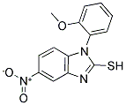 1-(2-METHOXY-PHENYL)-5-NITRO-1H-BENZOIMIDAZOLE-2-THIOL Struktur