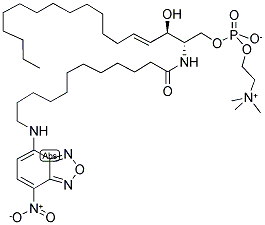 C12 NBD-SPHINGOMYELIN Struktur