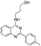 3-(2-P-TOLYL-QUINAZOLIN-4-YLAMINO)-PROPAN-1-OL Struktur