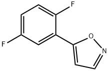 5-(2,5-DIFLUOROPHENYL)ISOXAZOLE Struktur