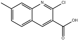 2-CHLORO-7-METHYL-QUINOLINE-3-CARBOXYLIC ACID Struktur